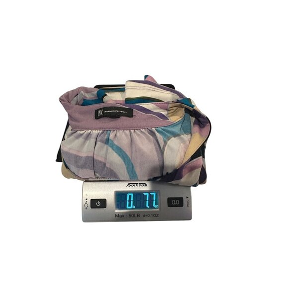 INC International Concepts Top Womens Size Medium Retro Print Flowy Sleeves - Picture 15 of 15